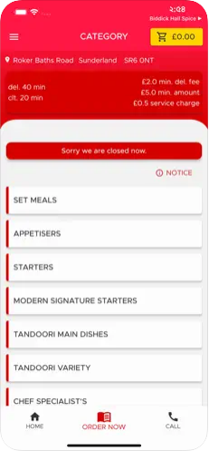 Tomafood app screenshot